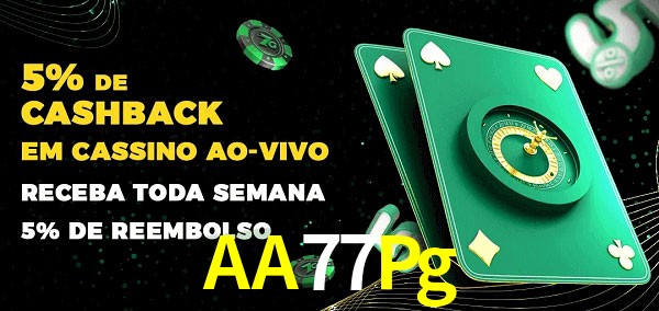 Promoções do cassino ao Vivo AA77Pg